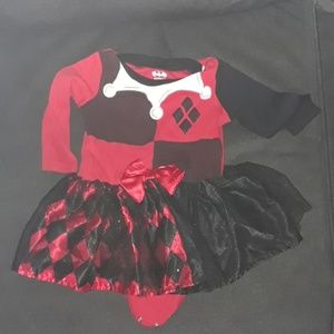Baby girl Harley Quinn costume